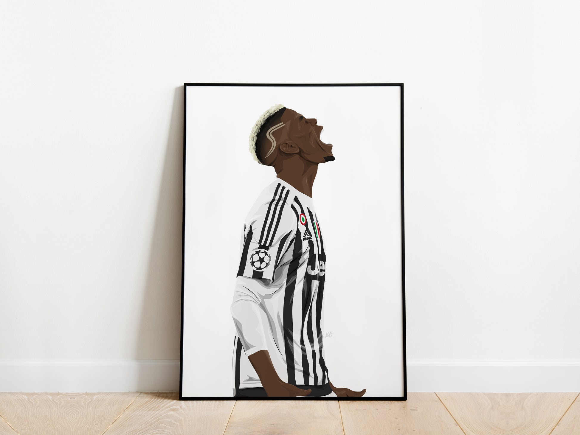 Paul Pogba Juventus Poster - KDDesigns6