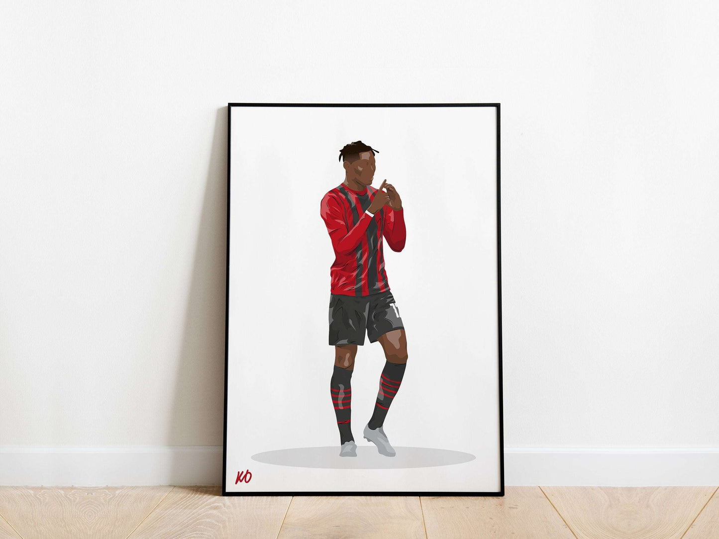Rafael Leao AC Milan Poster - KDDesigns6