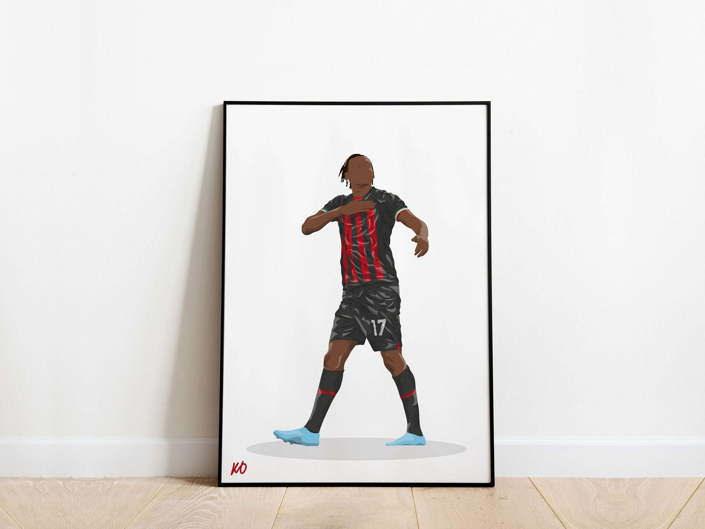 Rafael Leao 22/23 AC Milan Poster - KDDesigns6