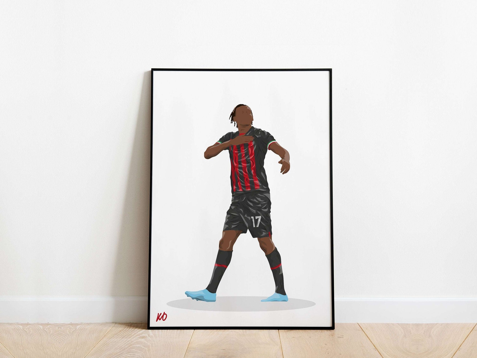 Rafael Leao 22/23 AC Milan Poster - KDDesigns6