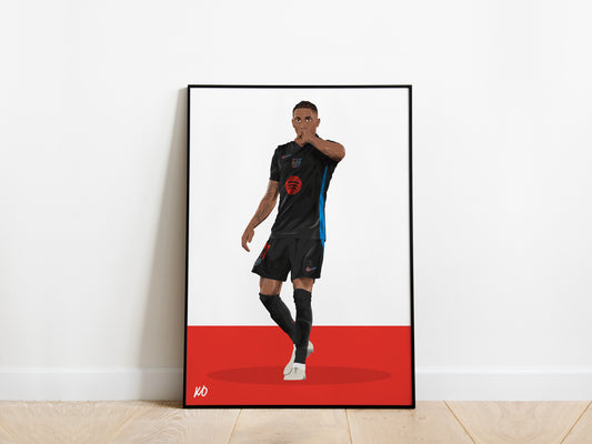 Raphinha 24/25 Barcelona Poster - KDDesigns6