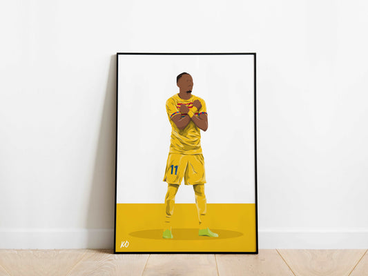 Raphinha Barcelona Poster - KDDesigns6