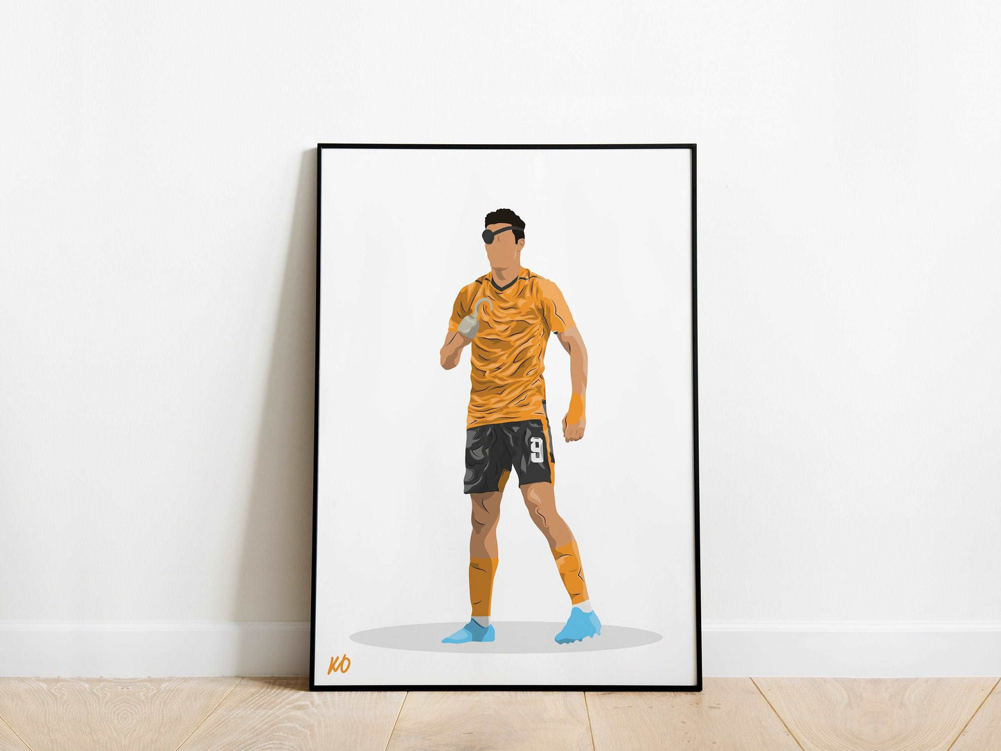 Raul Jimenez Wolves Poster - KDDesigns6