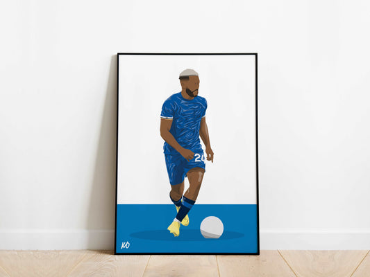 Reece James 23/24 Chelsea Poster - KDDesigns6