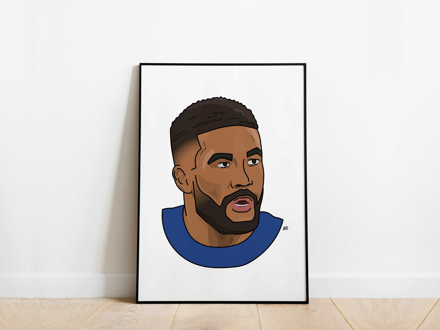 Reece James Portrait Chelsea Poster - KDDesigns6