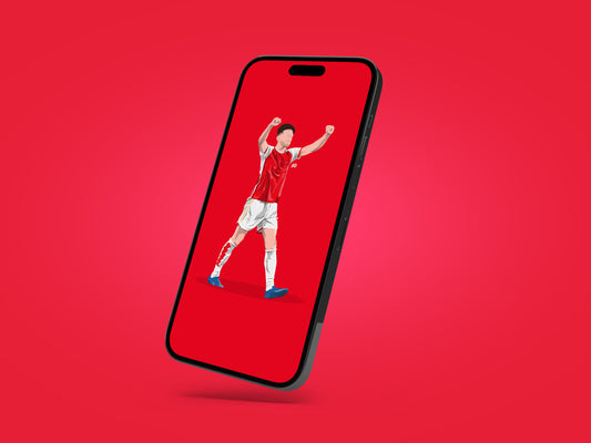 Declan Rice Arsenal Wallpaper - KDDesigns6