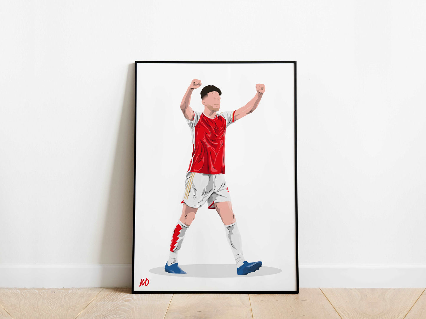 Declan Rice Arsenal Poster - KDDesigns6