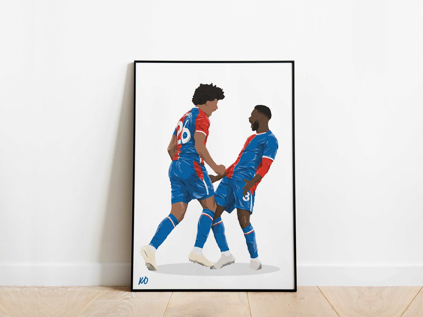 Chris Richards, Jefferson Lerma Crystal Palace Poster - KDDesigns6