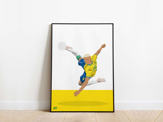 Richarlison Brazil Poster - KDDesigns6