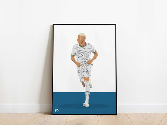 Richarlison 22/23 Tottenham Hotspur Poster - KDDesigns6