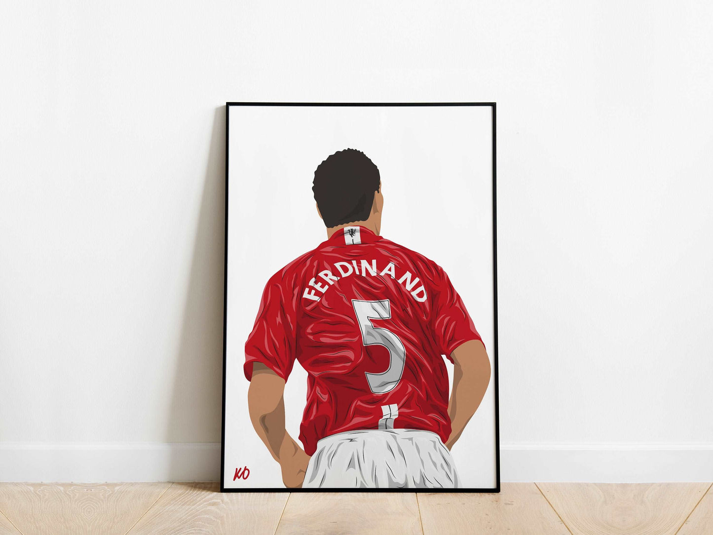 Rio Ferdinand Manchester United Poster - KDDesigns6