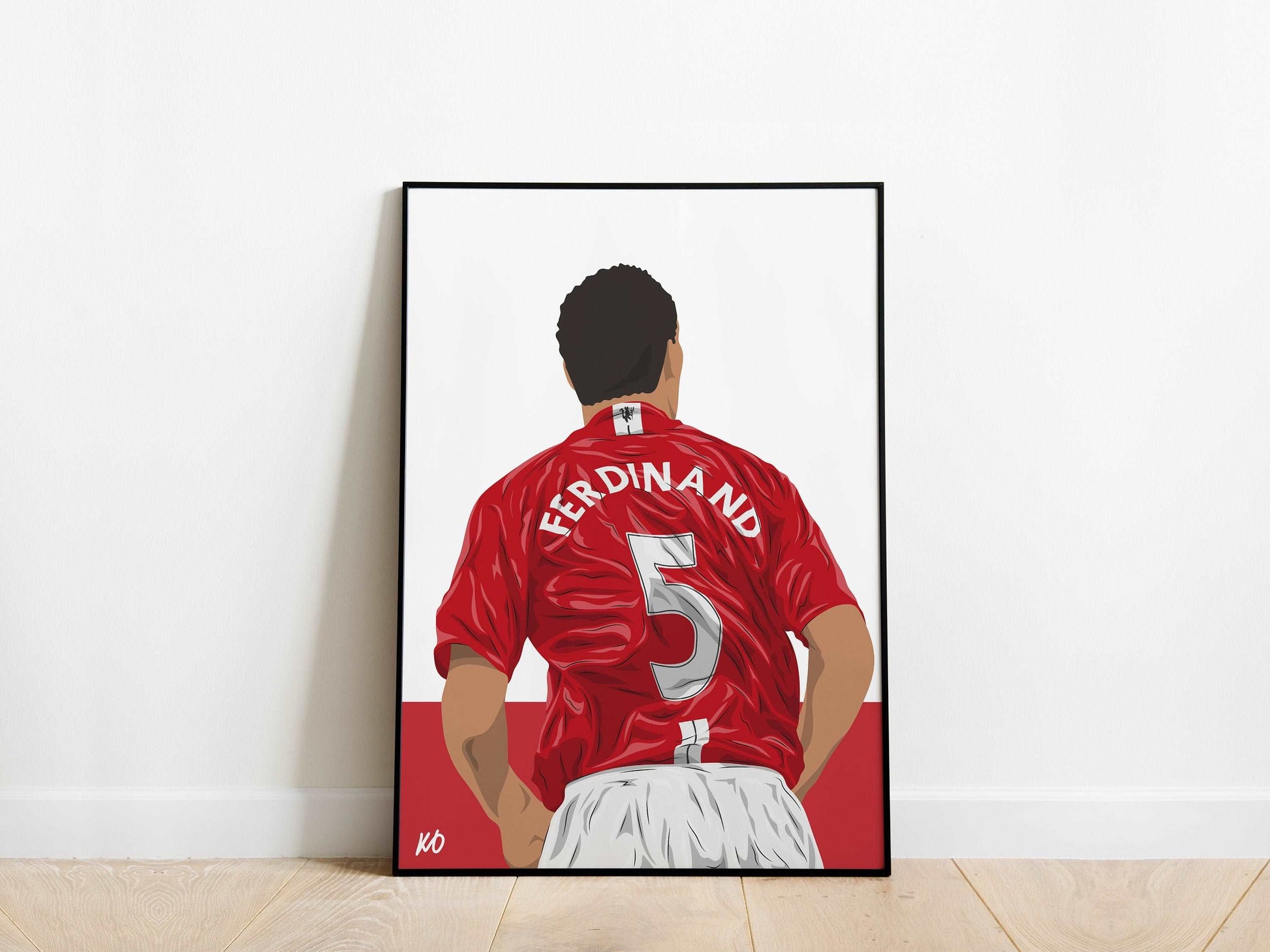 Rio Ferdinand Manchester United Poster - KDDesigns6