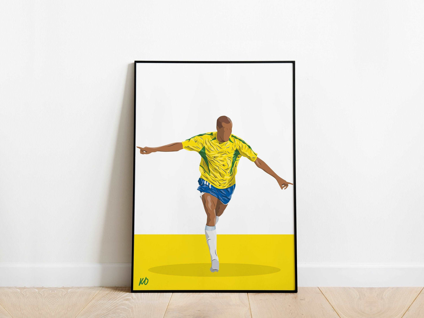 Rivaldo Brazil Poster - KDDesigns6
