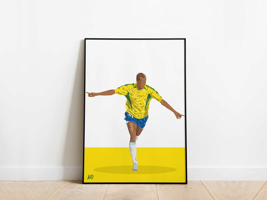 Rivaldo Brazil Poster - KDDesigns6