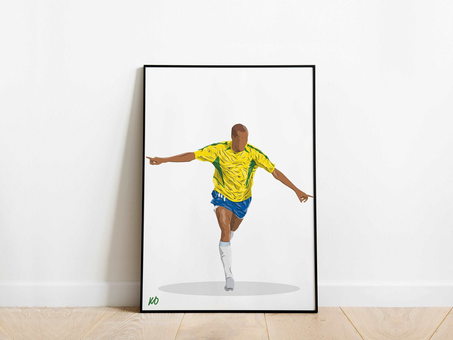 Rivaldo Brazil Poster - KDDesigns6