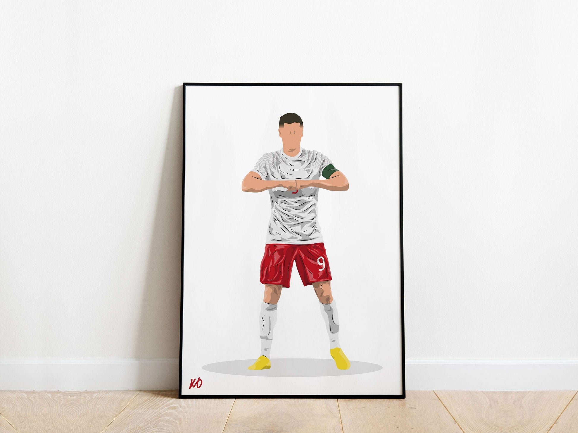 Robert Lewandowski Poland Poster - KDDesigns6