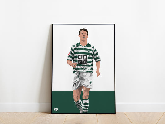 Cristiano Ronaldo Sporting CP Poster - KDDesigns6