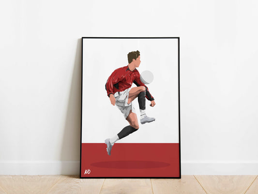 Cristiano Ronaldo 2004 Manchester United Poster - KDDesigns6