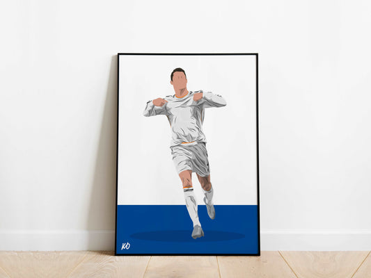 Cristiano Ronaldo Real Madrid Poster - KDDesigns6