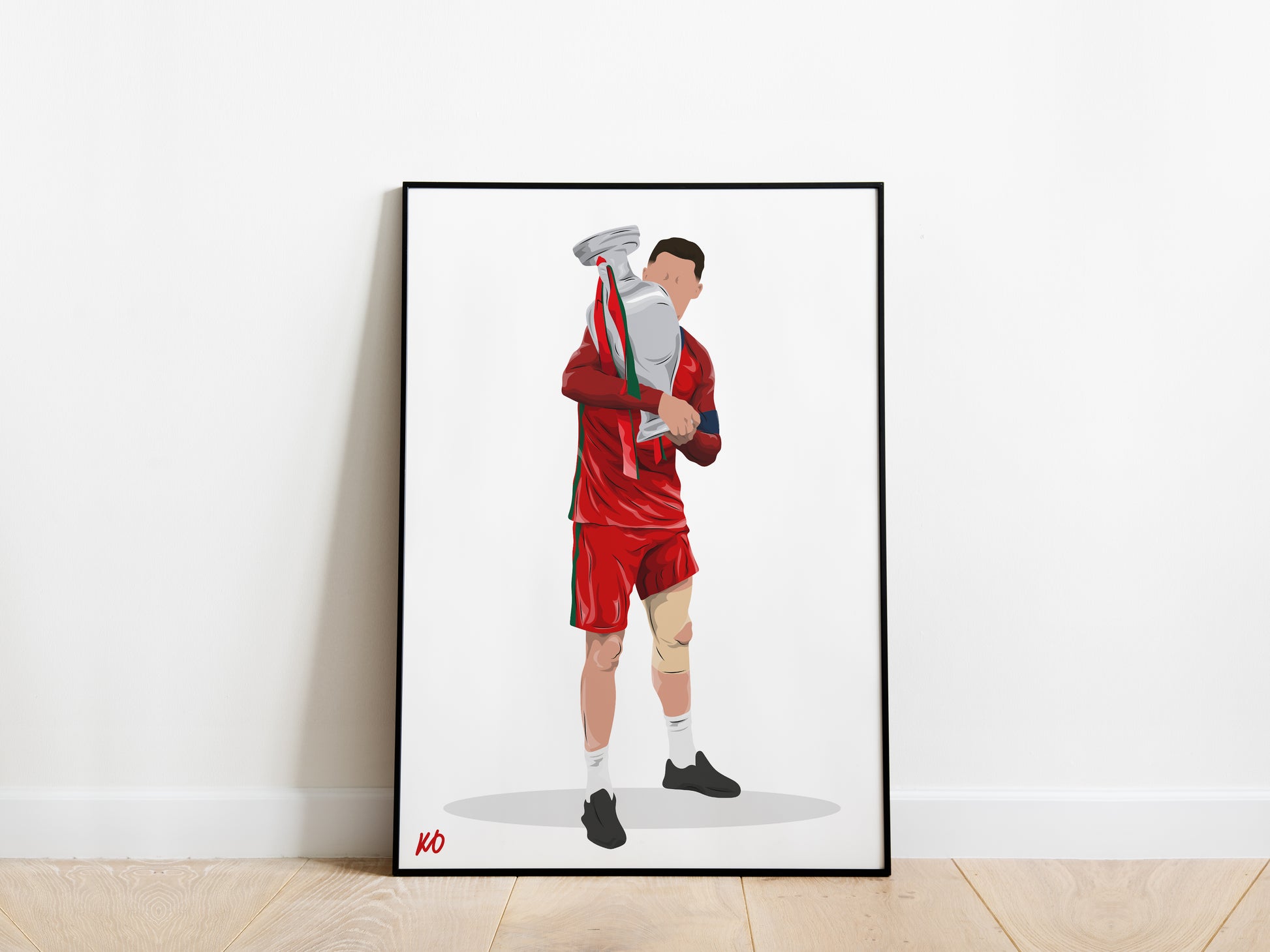 Cristiano Ronaldo Euro 2016 Portugal Poster - KDDesigns6