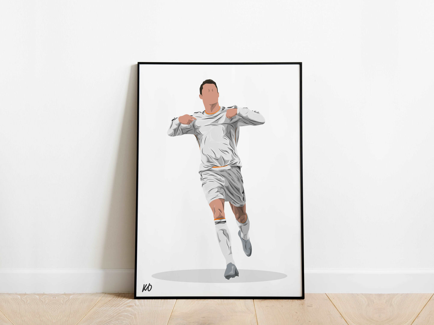 Cristiano Ronaldo Real Madrid Poster - KDDesigns6