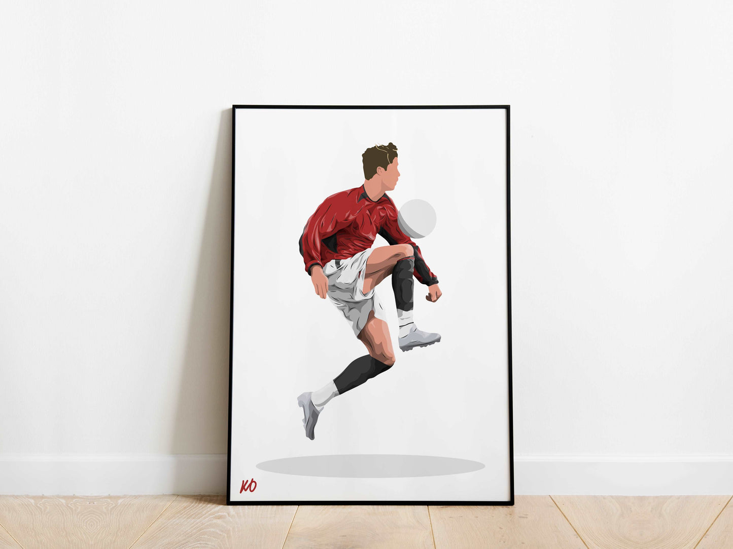 Cristiano Ronaldo 2004 Manchester United Poster - KDDesigns6