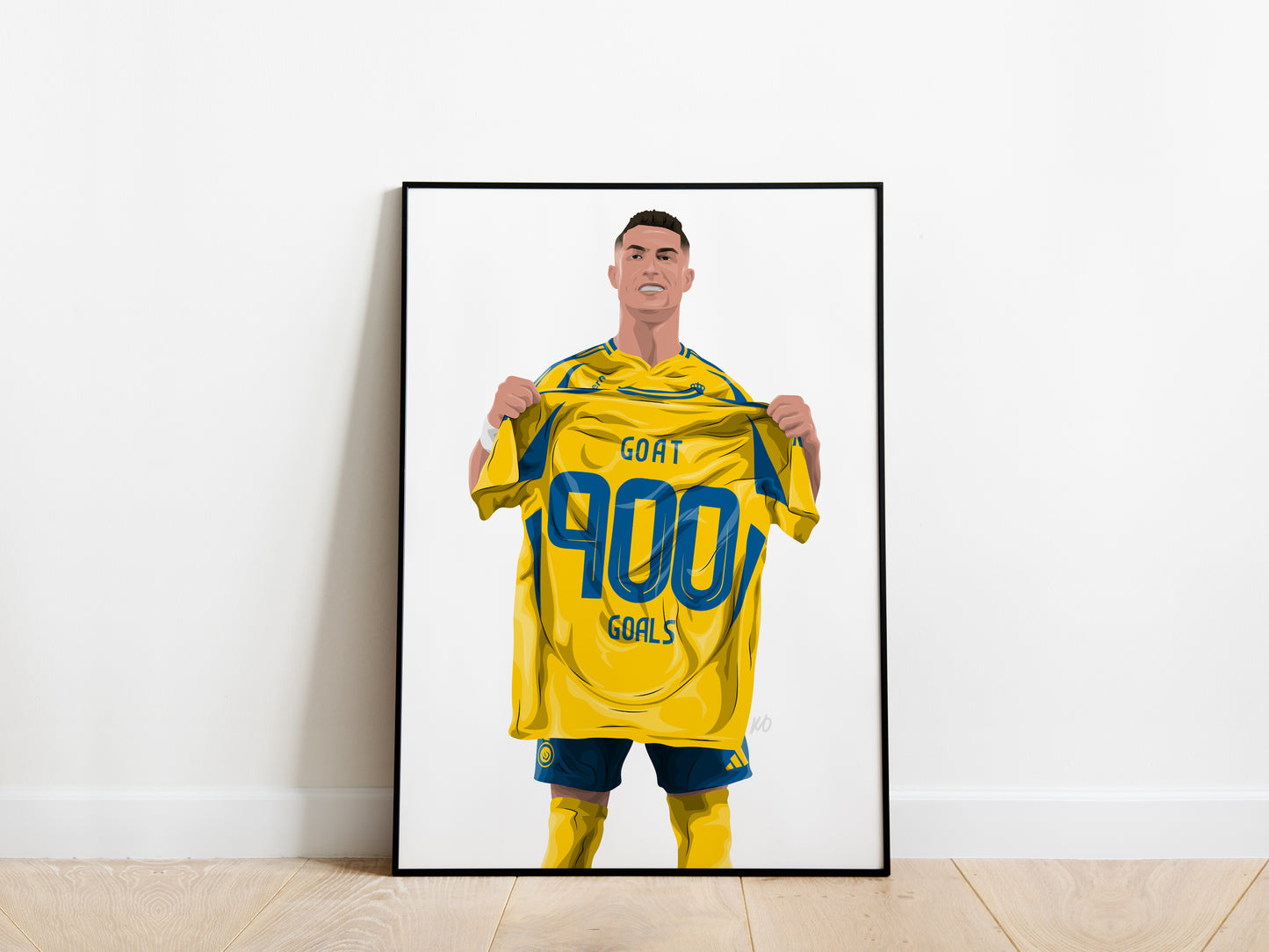 Cristiano Ronaldo 900 Goals Al-Nassr FC Poster
