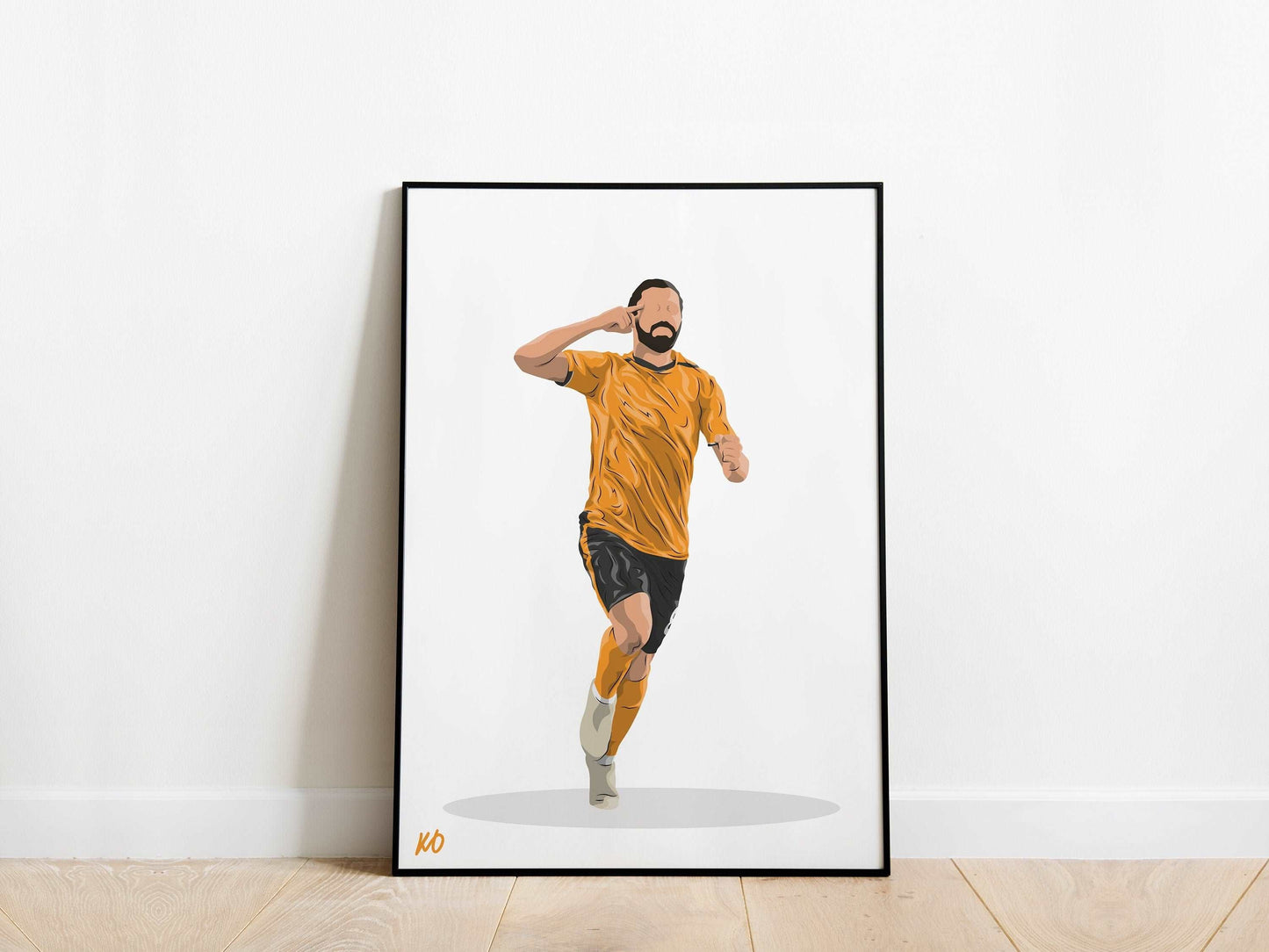 Ruben Neves Wolves Poster - KDDesigns6