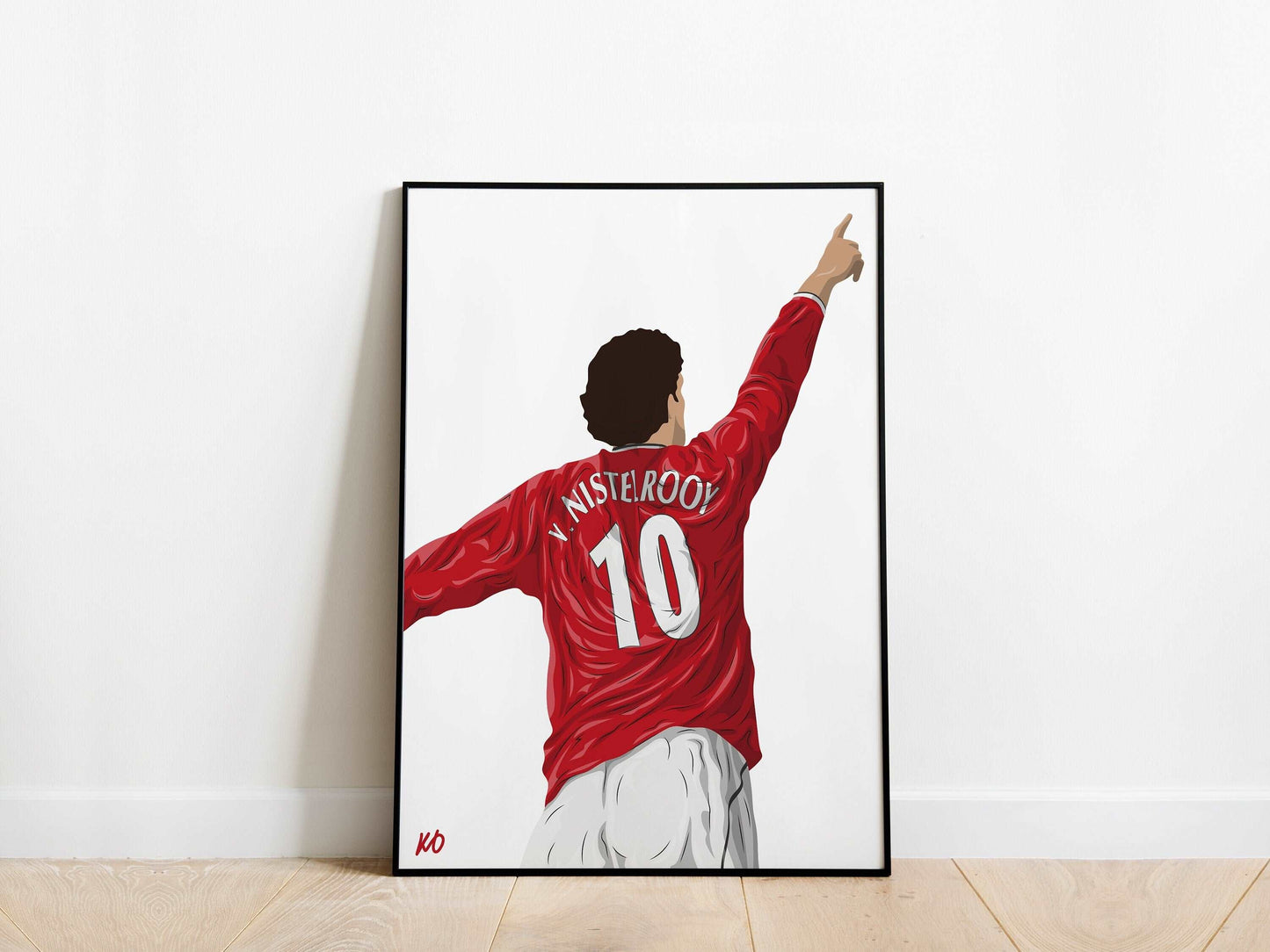 Ruud van Nistelrooy Manchester United Poster - KDDesigns6