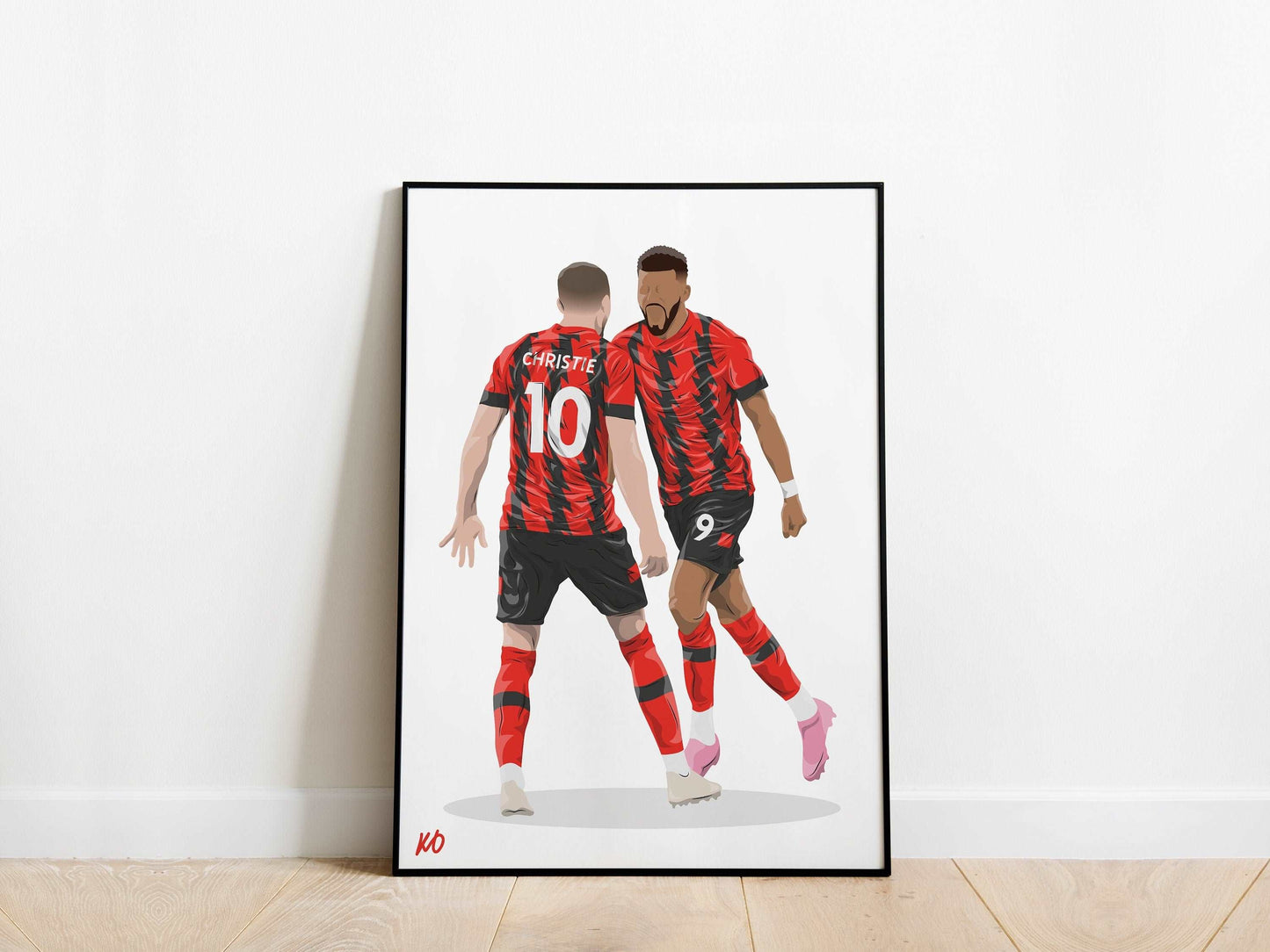 Ryan Christie, Dominic Solanke AFC Bournemouth Poster - KDDesigns6