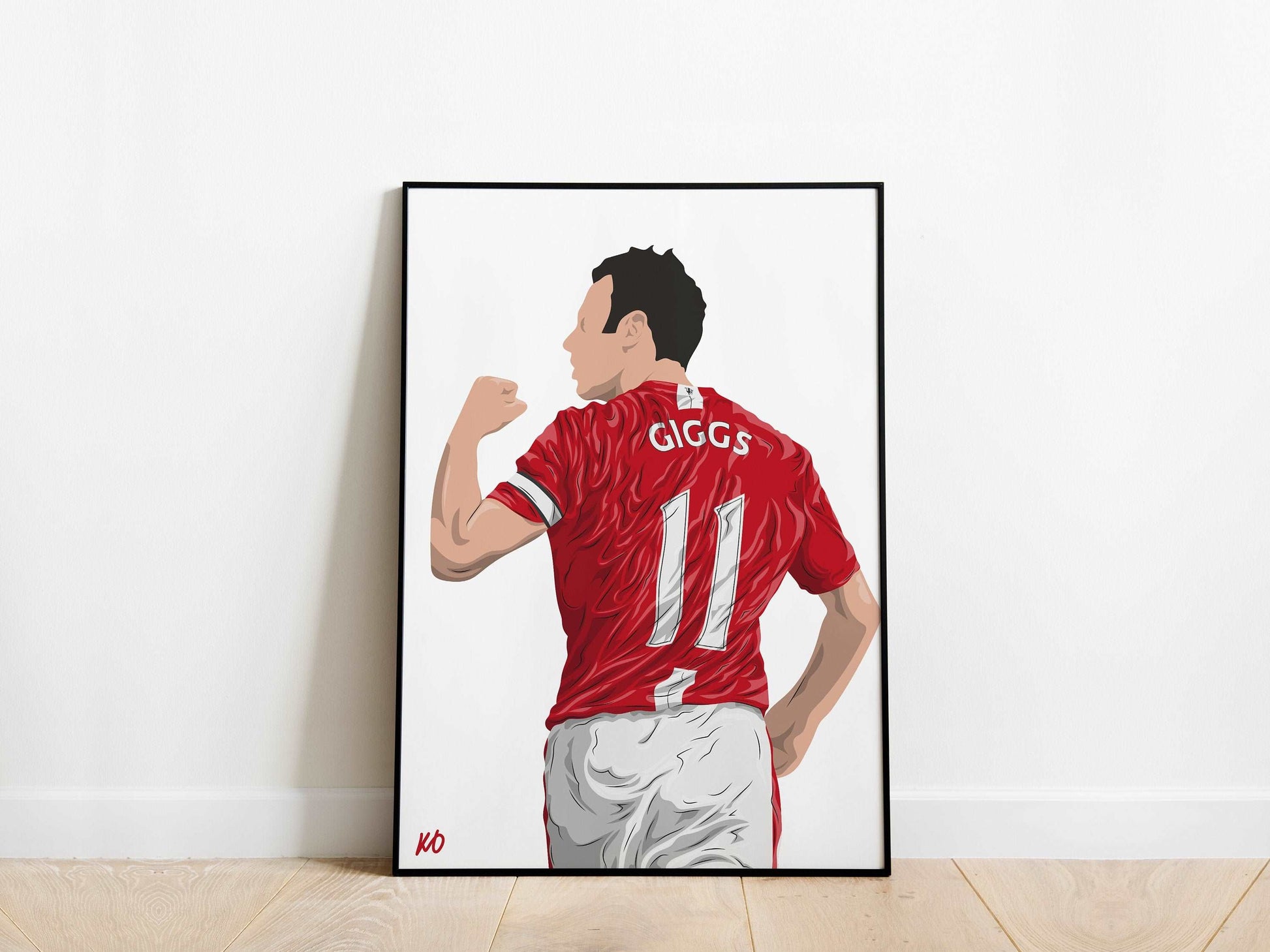 Ryan Giggs Manchester United Poster - KDDesigns6