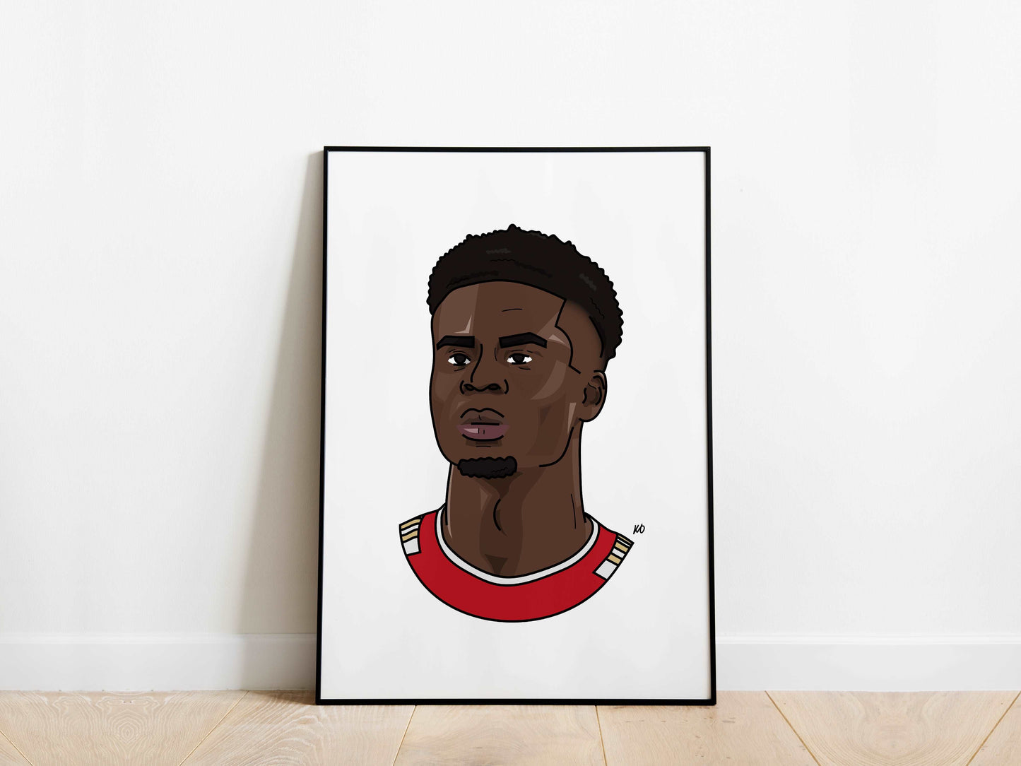 Bukayo Saka Portrait Arsenal Poster - KDDesigns6