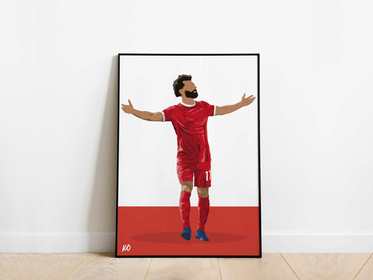 Mo Salah 23/24 Liverpool Poster - KDDesigns6