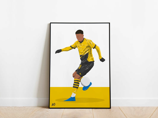 Jadon Sancho Borussia Dortmund Poster - KDDesigns6