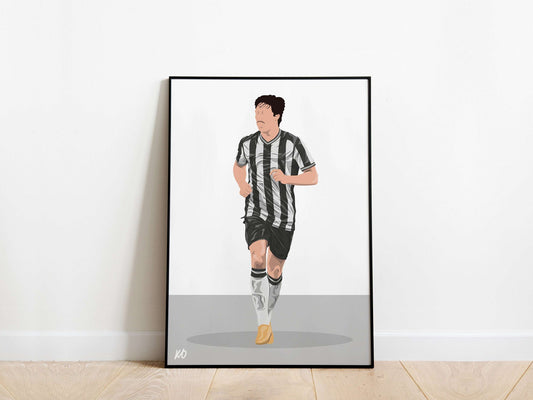Sandro Tonali Newcastle United Poster - KDDesigns6