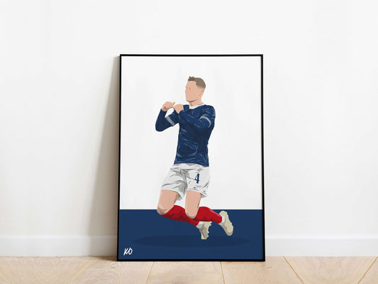 Scott McTominay Scotland Poster - KDDesigns6