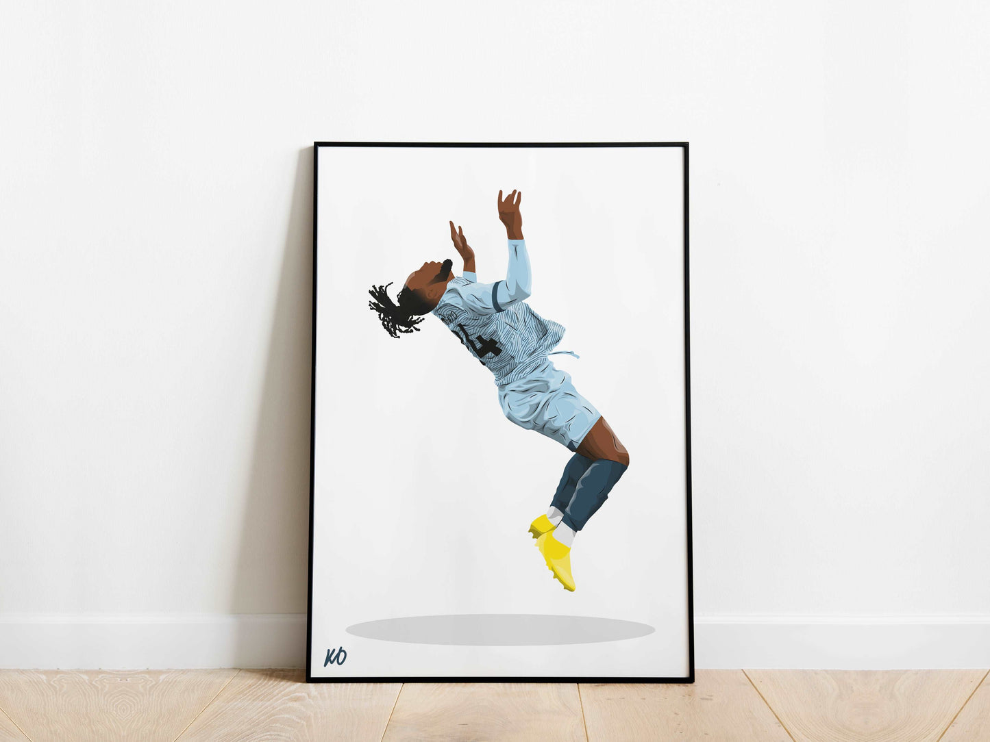 Antoine Semenyo Backflip Celebration AFC Bournemouth Poster - KDDesigns6