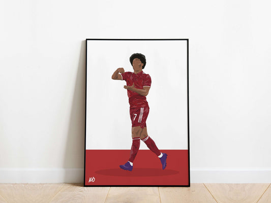 Serge Gnabry Bayern Munich Poster - KDDesigns6