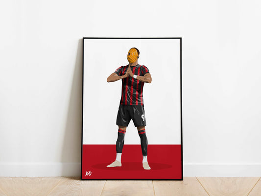 Dominic Solanke Naruto Celebration AFC Bournemouth Poster - KDDesigns6