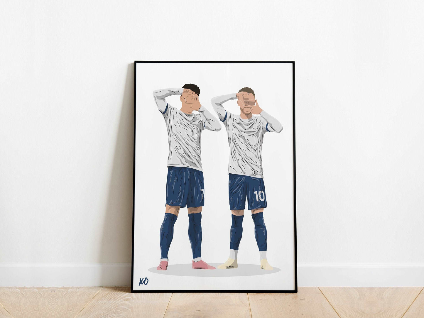 Son Heung-min, James Maddison Tottenham Hotspur Poster - KDDesigns6