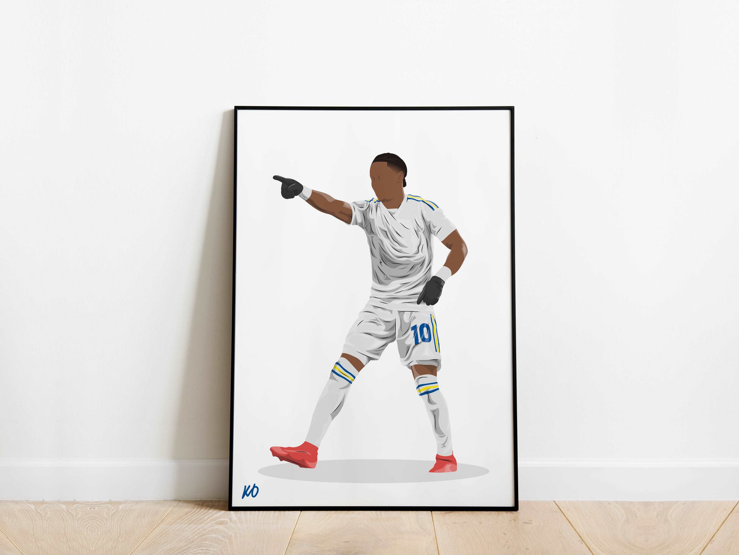 Crysencio Summerville Leeds United Poster - KDDesigns6