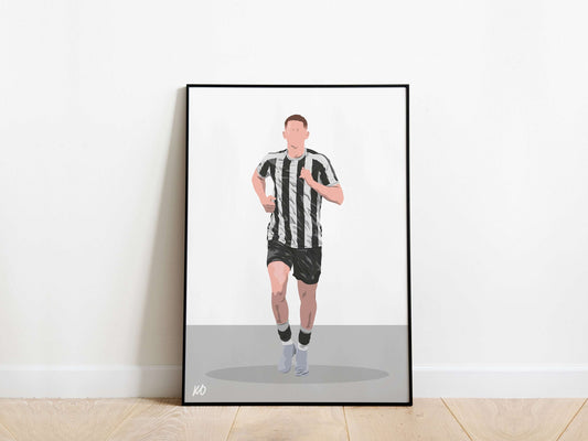 Sven Botman Newcastle United Poster - KDDesigns6