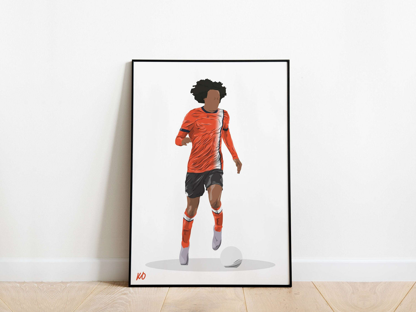 Tahith Chong 23/24 Luton Town Poster - KDDesigns6