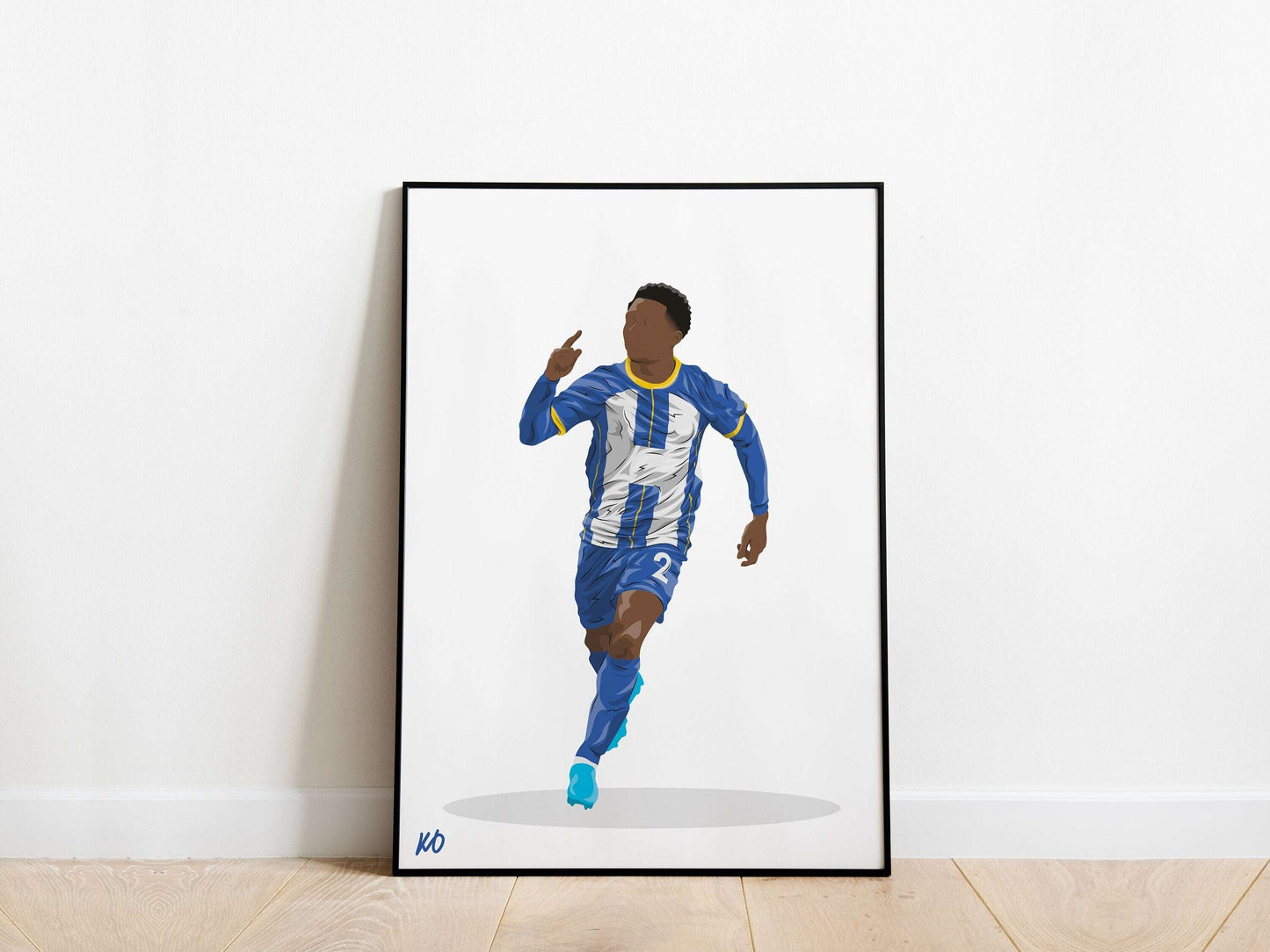 Tariq Lamptey Brighton Poster - KDDesigns6