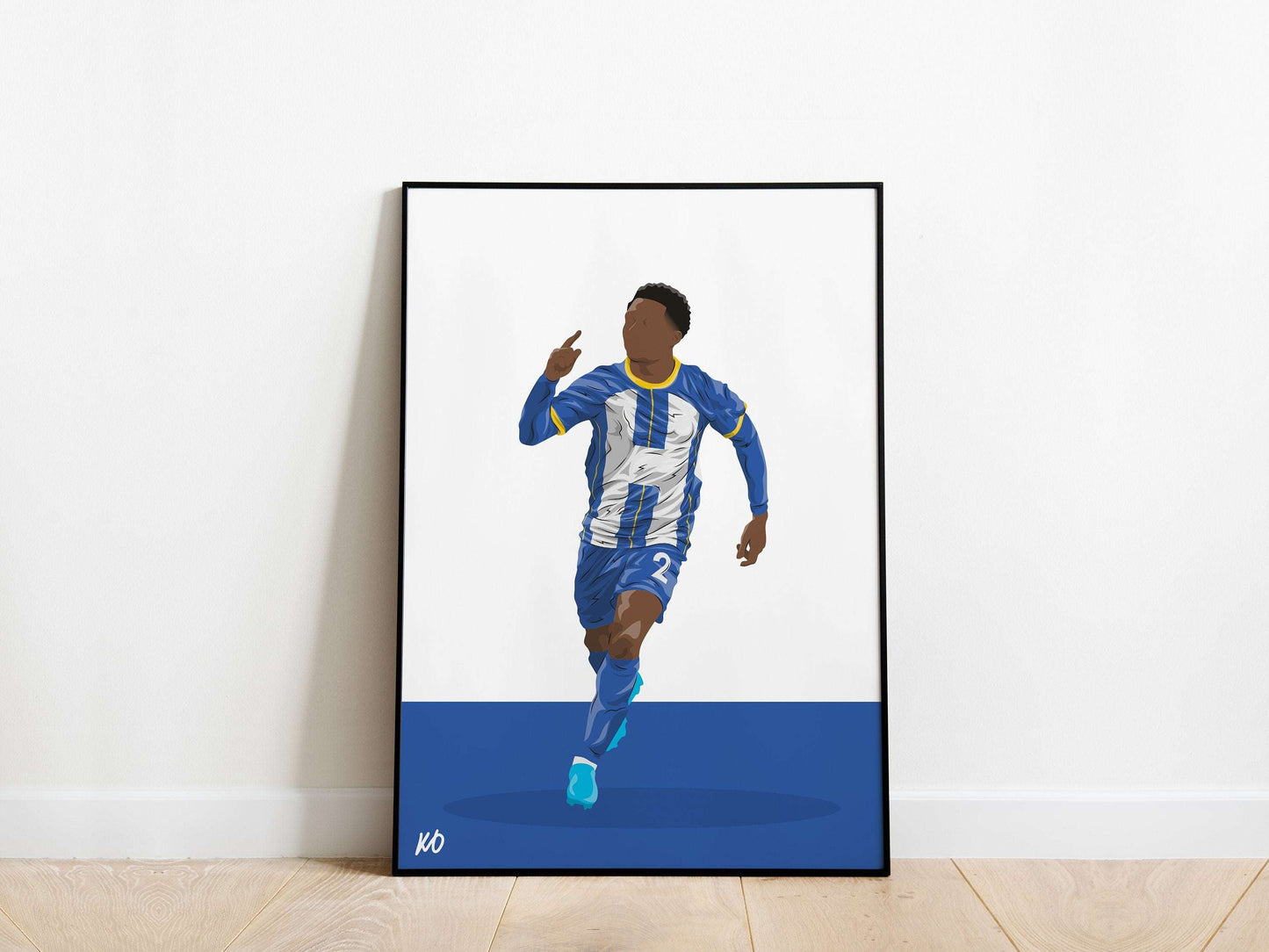 Tariq Lamptey Brighton Poster - KDDesigns6