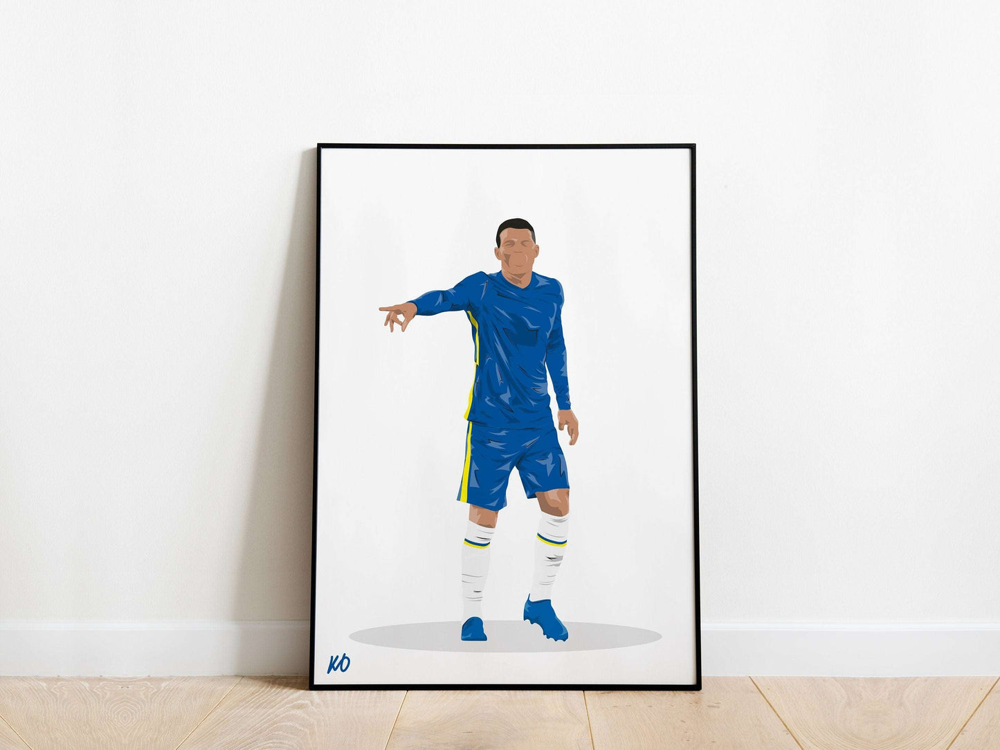 Thiago Silva Chelsea Poster - KDDesigns6