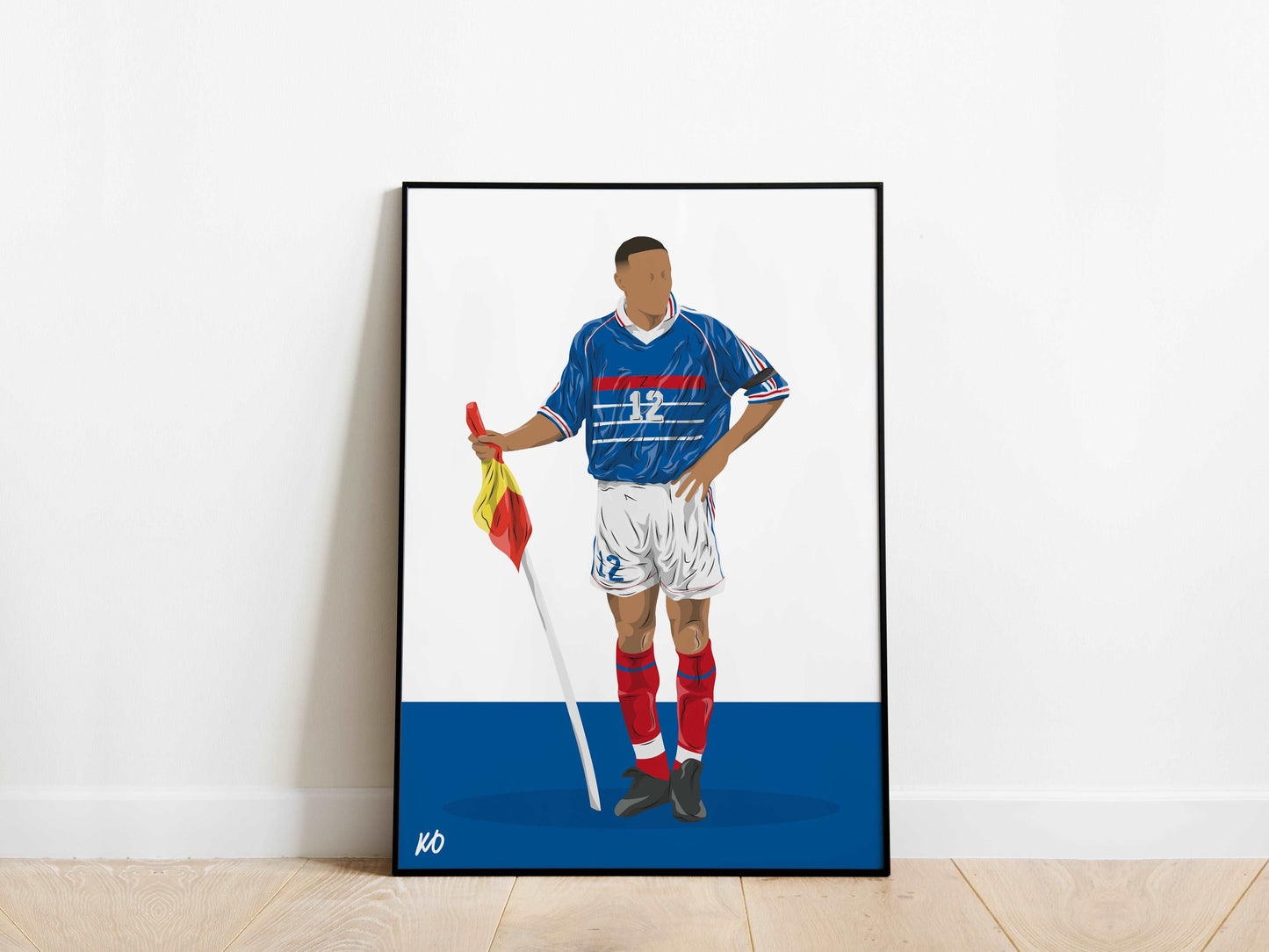 Thierry Henry 1998 World Cup France Poster - KDDesigns6