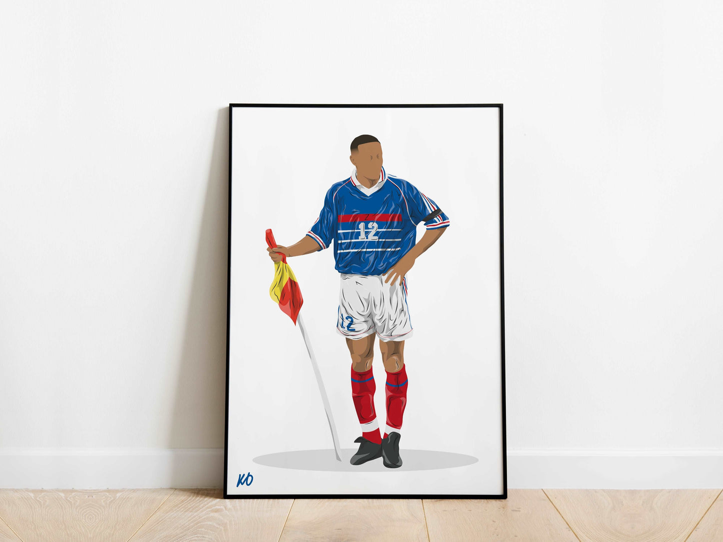 Thierry Henry 1998 World Cup France Poster - KDDesigns6