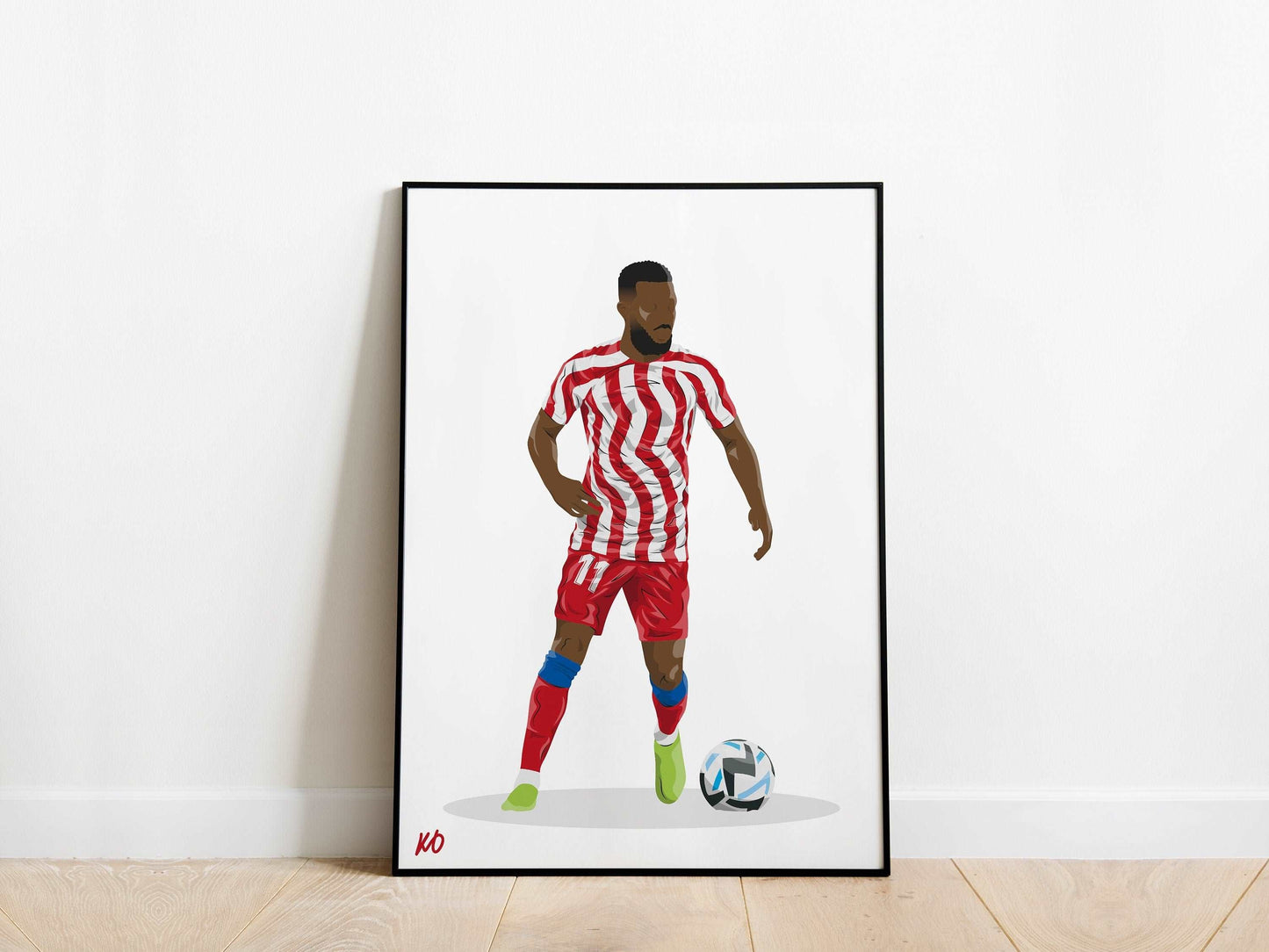 Thomas Lemar Atletico Madrid Poster - KDDesigns6