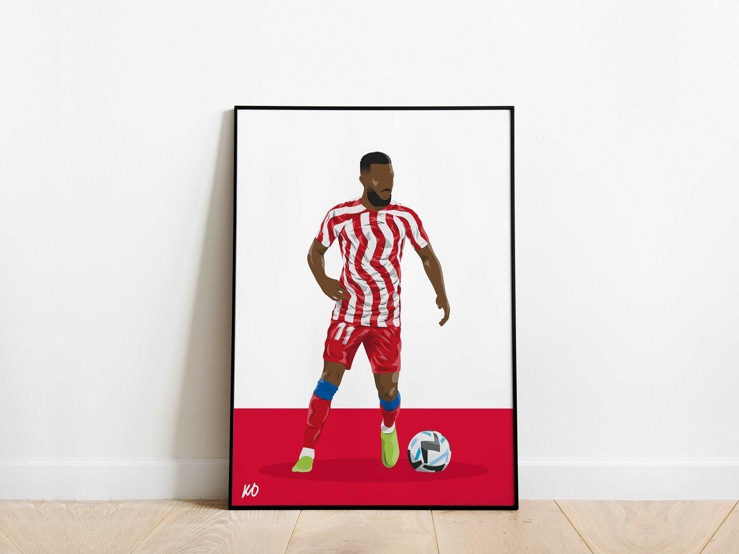 Thomas Lemar Atletico Madrid Poster - KDDesigns6